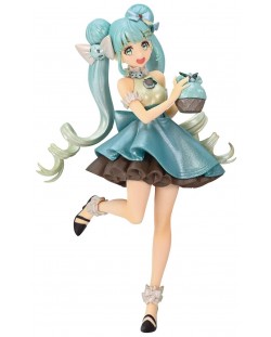 Статуетка FuRyu Animation: Hatsune Miku - Hatsune Miku (SweetSweets) (Choco Mint) (Pearl Ver.), 17 cm