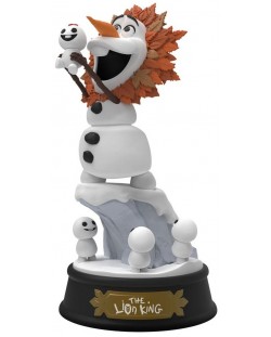 Статуетка Beast Kingdom Disney: Frozen - Olaf (Olaf Presents: The Lion King), 10 cm
