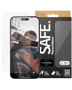 Стъклен протектор Safe - UWF, iPhone 15 Plus