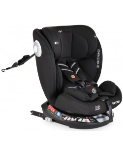 Стол за кола Moni - Nitro, IsoFix, i-Size, 40-150 cm, черен