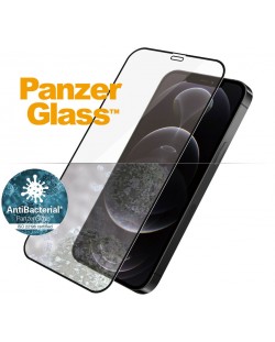 Стъклен протектор PanzerGlass - AntiBact CaseFriend, iPhone 12/12 Pro