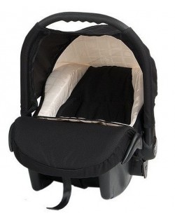 Детско столче за кола Baby Merc - Zipy, до 9 kg, черно и бяло