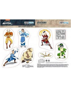 Стикери ABYstyle Animation: Avatar: The Last Airbender - Characters