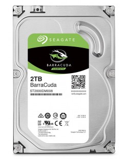 Твърд диск Seagate - BarraCuda, 2TB, 7200 rpm, 3.5''