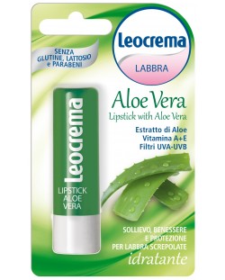 Leocrema Стик балсам за устни Aloe Vera, 5.5 ml