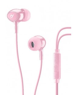 Слушалки с микрофон AQL - Acoustic, розови