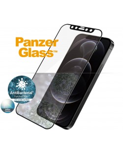 Стъклен протектор PanzerGlass - AntiBact AntiGlare, iPhone 12/12 Pro