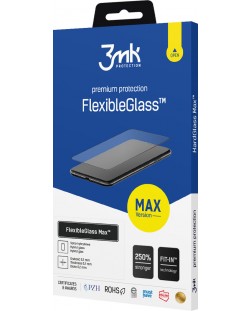 Стъклен протектор 3mk - FlexibleGlass Max, iPhone 14 Pro Max