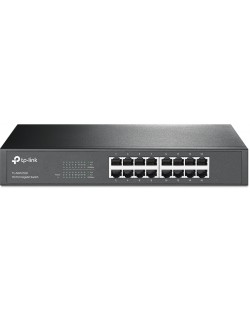 Суич TP-Link -  TL-SG1016D, 16 порта, черен