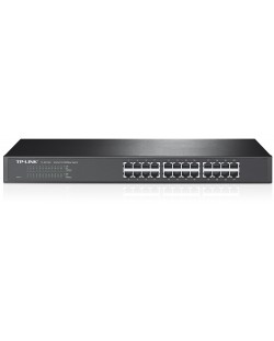 Суич TP-Link - TL-SF1024, 24 порта, черни