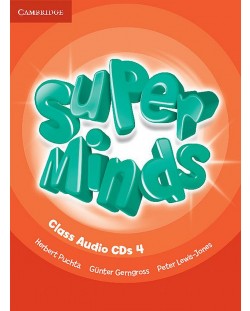 Super Minds Level 4 Class Audio CDs / Английски език - ниво 4: 4 аудиодиска