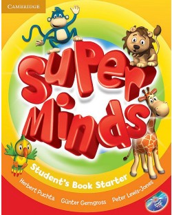 Super Minds Starter Student's Book with DVD-ROM / Английски език - ниво Starter: Учебник + DVD-ROM