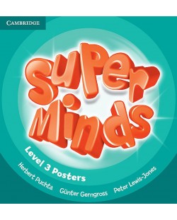Super Minds Level 3 Posters / Английски език - ниво 3: Цветни плакати