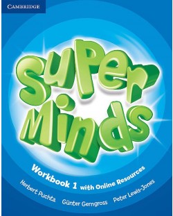 Super Minds Level 1 Workbook with Online Resources / Английски език - ниво 1: Учебна тетрадка с допълнителни материали