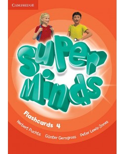 Super Minds Level 4 Flashcards / Английски език - ниво 4: Флашкарти