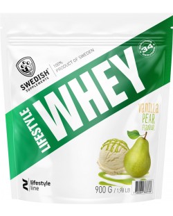 Lifestyle Whey, ябълков пай, 900 g, Swedish Supplements