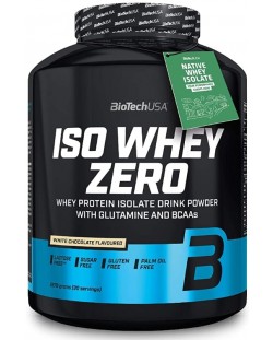 Iso Whey Zero, бял шоколад, 2270 g, BioTech USA