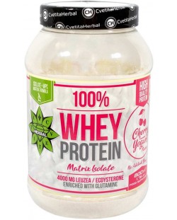 100% Whey Protein, черешов йогурт, 800 g, Cvetita Herbal