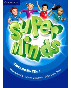 Super Minds Level 1 Class Audio CDs / Английски език - ниво 1: 3 аудиодиска