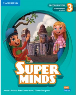 Super Minds 2nd Еdition Level 3 Student's Book with eBook British English / Английски език - ниво 3: Учебник