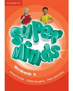 Super Minds Level 4 Wordcards / Английски език - ниво 4: Карти с думи