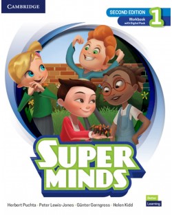 Super Minds 2nd Еdition Level 1 Workbook with Digital Pack British English / Английски език - ниво 1: Учебна тетрадка