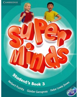 Super Minds Level 3 Student's Book with DVD-ROM / Английски език - ниво 3: Учебник + DVD-ROM