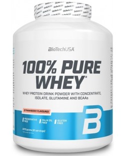 100% Pure Whey, ягода, 2270 g, BioTech USA