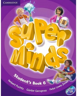 Super Minds Level 6 Student's Book with DVD-ROM / Английски език - ниво 6: Учебник + DVD-ROM