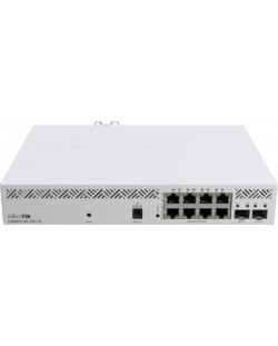 Суич Mikrotik - CSS610-8P-2S+IN, 10 порта, бял