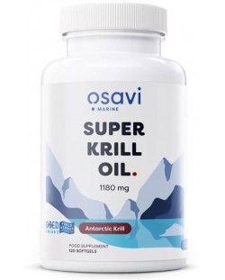 Super Krill Oil, 1180 mg, 120 гел капсули, Osavi