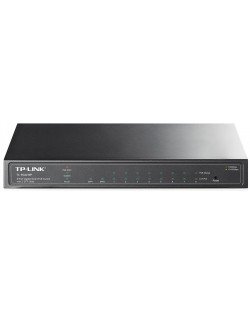 Суич TP-Link - TL-SG2210P, 8 порта, черен