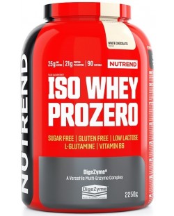 Iso Whey Prozero, бял шоколад, 2250 g, Nutrend