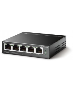 Суич TP-Link - TL-SF1005LP, 5 порта, черен