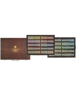 Сухи пастели Mungyo MPHM - 200 броя, в дървена кутия