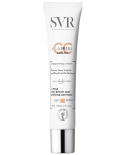 SVR Clairial Тониран крем за лице CC, светъл, SPF50+, 40 ml