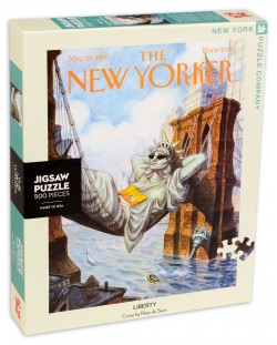 Пъзел New York Puzzle от 500 части - Свобода