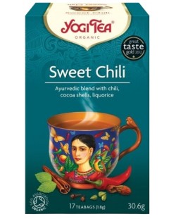 Sweet Chili Аюрведичен чай, 17 пакетчета, Yogi Tea