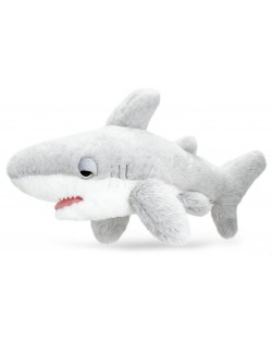 Плюшена играчка Keel Toys - Бяла акула, 35 cm