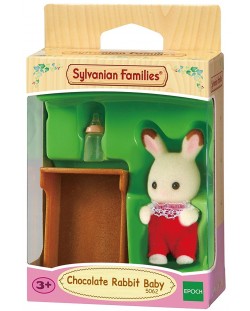 Фигурка за игра Sylvanian Families - Бебе зайче, Chocolate