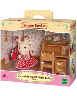 Комплект фигурки Sylvanian Families Furniture - Зайче, Chocolate