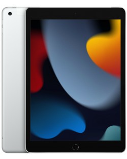 Таблет Apple - iPad 9 2021, LTE, 10.2'', 64GB, сребрист