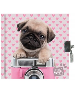 Таен дневник Paso Studio Pets - Куче с фотоапарат, 80 листа