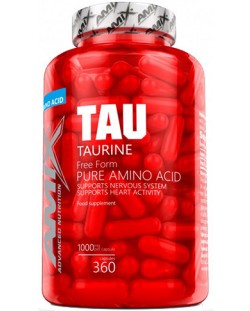 Taurine, 1000 mg, 360 капсули, Amix