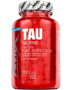 Taurine, 1000 mg, 120 капсули, Amix