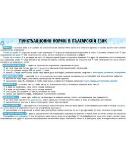 Табло: Пунктуационни норми в българският език (Скорпио)