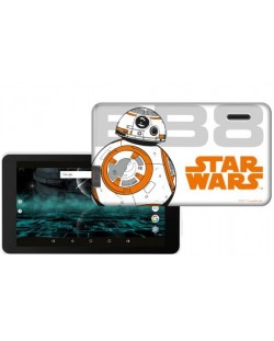 Детски таблет eSTAR - Hero Star Wars BB8, 7'', 2GB/16GB, бял/черен