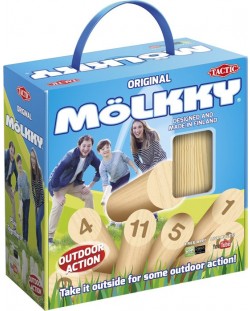 Парти игра Tactic - Molkky, скандинавски кегли, за игра на открито