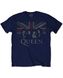 Тениска Rock Off Queen - Vintage Union Jack