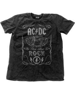 Тениска Rock Off AC/DC Fashion - Cannon Swig Vintage
